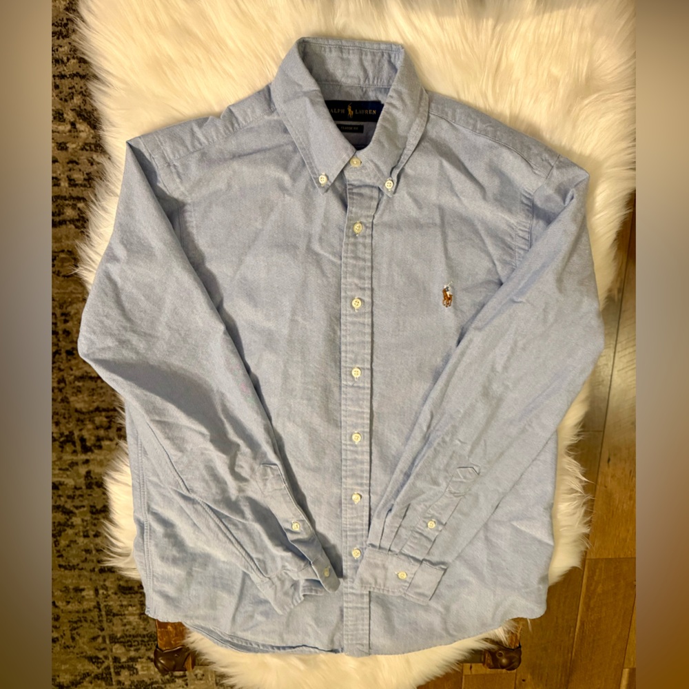 Men’s Ralph Lauren Classic Fit Casual Button-Down Shirt